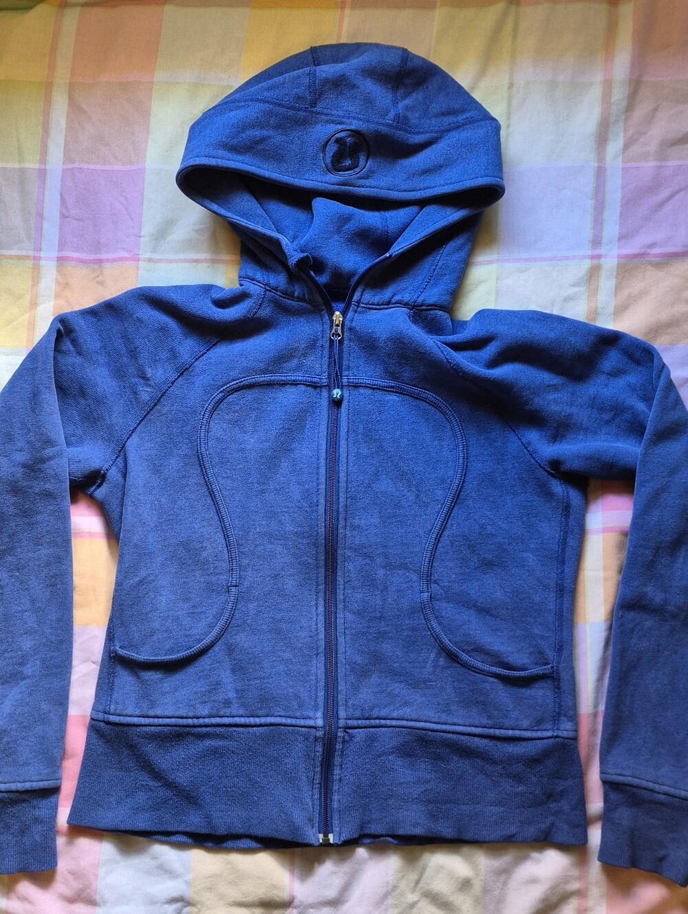 lululemon athletica Blue Full‑Zip Hooded Jacket